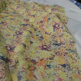 Digital textíl prentun sýni 3 af A1 stafrænum textíl prentara WER-EP6090T